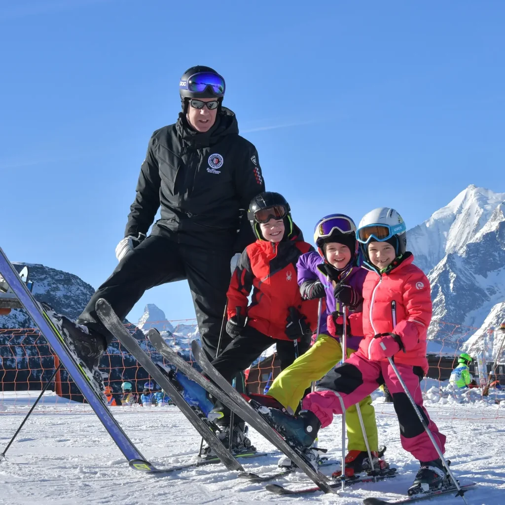 Giant slalom Paradiesli Grächen ski school